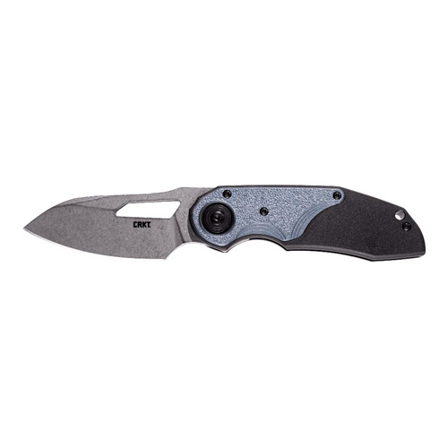 ATTABOY FOLDING KNIFE - STONEWASH, DROP POINT, PLAIN EDGE, 2.73" BLADE
