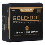 SPR GOLD DOT .451 230GR HP SB 100CT