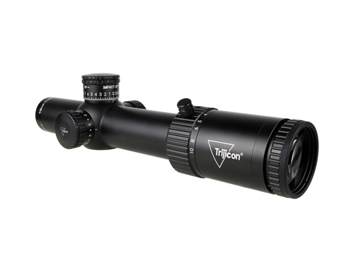 CREDO HX RIFLESCOPE - SATIN BLACK, 1-10X28MM, ILLUM. FFP RED/GREEN SEGMENTED CIRCLE ENHANCED RETICLE