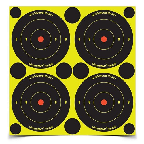 SHOOT•N•C® SELF-ADHESIVE TARGETS - 3" BULL'S-EYE PACK, 1000/PK