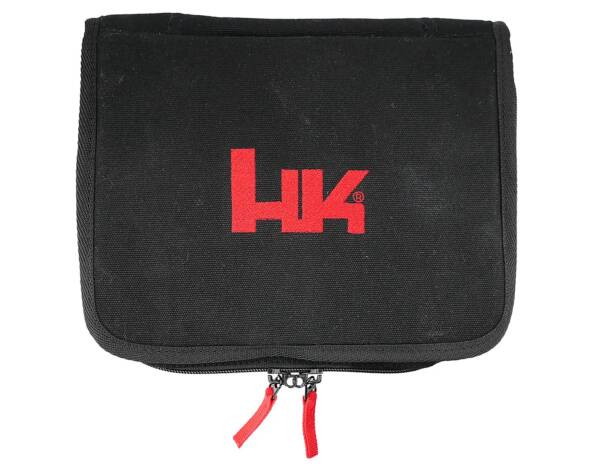 HECKLER AND KOCH (HK USA) SOFT CASE PISTOL BLACK/RED   #