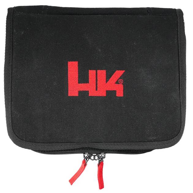 HECKLER AND KOCH (HK USA) SOFT CASE PISTOL BLACK/RED   #