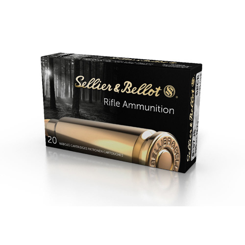 RIFLE AMMUNITION 8X57 JS - 196 GR, SOFT POINT CUTTING EDGE, 2592 FPS, 20/BX