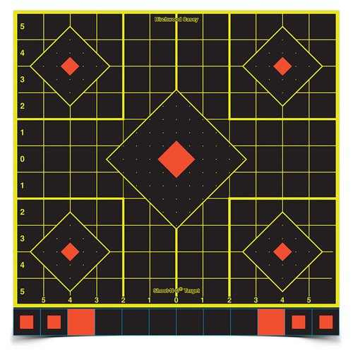 SHOOT•N•C SIGHT-IN TARGET - 12", 100 TARGETS, 1,700 PASTERS