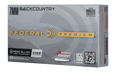 FED TERM ASCENT 7MM BC 155GR 20/200