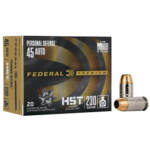 PERSONAL DEFENSE HST 45 AUTO 230 GR - JHP, 890 FPS, 20/BX