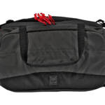 GGG RANGE BAG BLACK W/RED ZIPPER PUL
