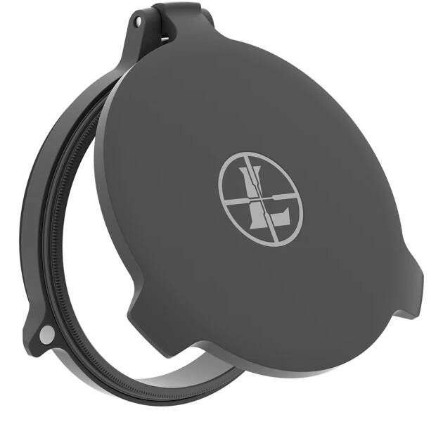 LEUPOLD LENS COVER ALUMINA 50MM FLP BK