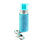 SABRE JEWELED SPRAY W/KEY RING TEAL
