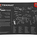 TEKMAT ULTRA PSTL MAT SIG P226 BLK