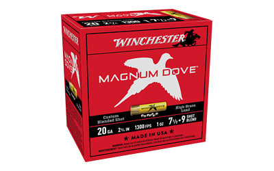 WIN MGNM DOVE 20GA 2.75" #7.5 25/250