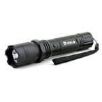 STUN GUN FLASHLIGHT - BLACK, 160 LUMENS, DIABLO