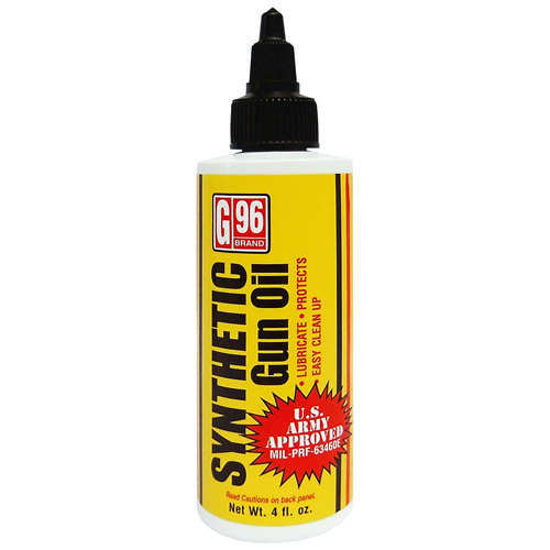 G96 SYNTHETIC CLP GUN OIL - U.S. ARMY APPROVED - 4 FL. OZ. BOTTLE