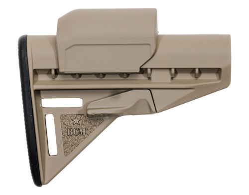 BCM STOCK ASSEMBLY - MOD 3 - WITH STOCK RISERS - FLAT DARK EARTH