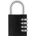 COMBINATION LOCK 145 - 4-DIAL, BLACK