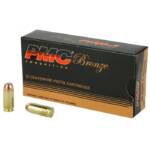 PMC Bronze .40 S&W Handgun Ammo - 165 Grain | FMJ-FP | 50rd Box