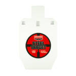 B/C 1/3 IPSC SILHOUETTE TARGET WHT