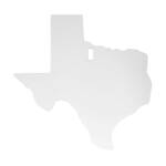 B/C AR500 3/8" SILHOUETTE TEXAS WHT