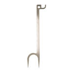 B/C STEEL TARGET HANGER WHITE 1 HOOK