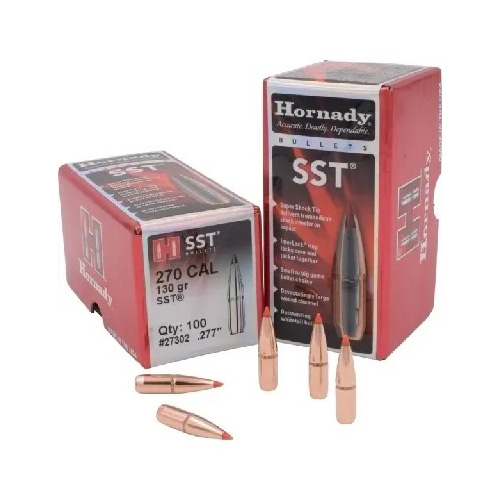 SST SUPER SHOCK TIP BULLET - 270 CAL. .277", 130 GR, 100/BX