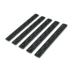 MCMR RAIL PANEL KIT - BLACK, 5.5", 5/PK