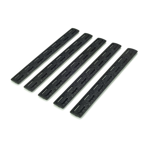 MCMR RAIL PANEL KIT - BLACK, 5.5", 5/PK