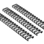 ERGO 18-SLOT LDDR RAIL COVERS 3PK BK