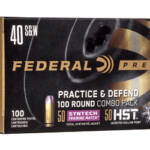 FED PRCTC & DFND 40S&W HST/SYN 180GR