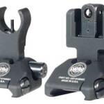 LWRC SKIRMISH FRONT/REAR SIGHT BLK