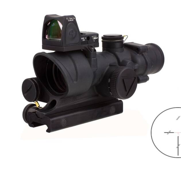 TRIJICON ACOG 4X32 .223 LED RD CHV/RMR