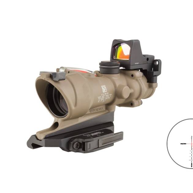 TRIJICON ACOG 4X32 ECOS FDE 5.56MM RMR