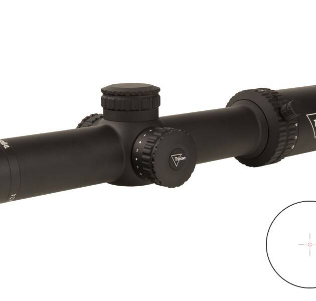 TRIJICON CREDO 1-6X24 BLK 30MM MRAD RED