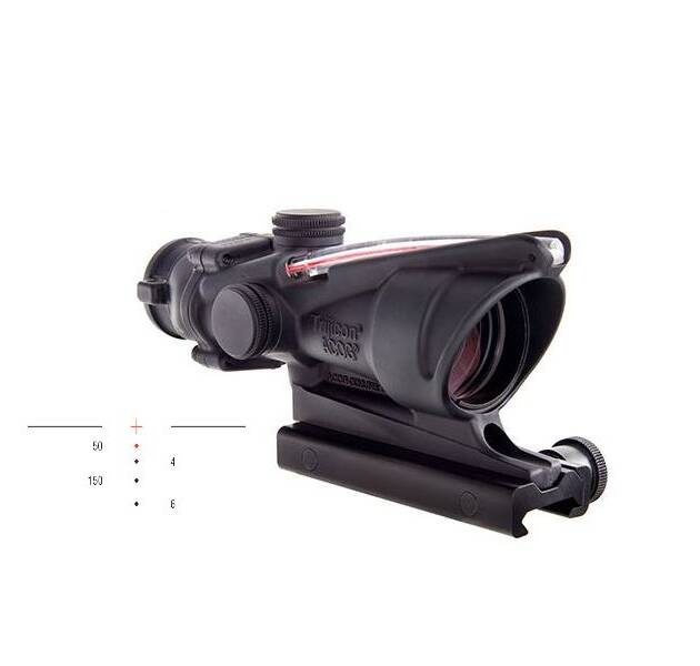 TRIJICON ACOG BAC 4X32 300BLK CRSHR RED