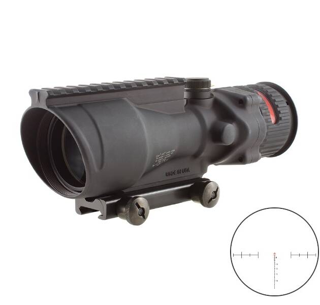 TRIJICON ACOG 6X48 50BMG BAC CHEVRN RED