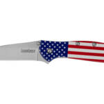 KERSHAW LEEK 3" USA FLAG/SLV