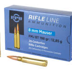 PPU 8MM MAUSER FMJ 198GR 20/200