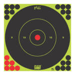 PRO-SHOT TARGET 12" GRN BULLSEYE 5PK