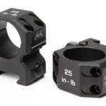 SIG BUCKMSTRS RINGS 1" ALUM LOW BLK