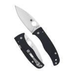 SPYDERCO BODACIOUS CF 3.63" BLK/SLV