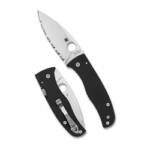 SPYDERCO BODACIOUS BLK/SLV S30V SRTD