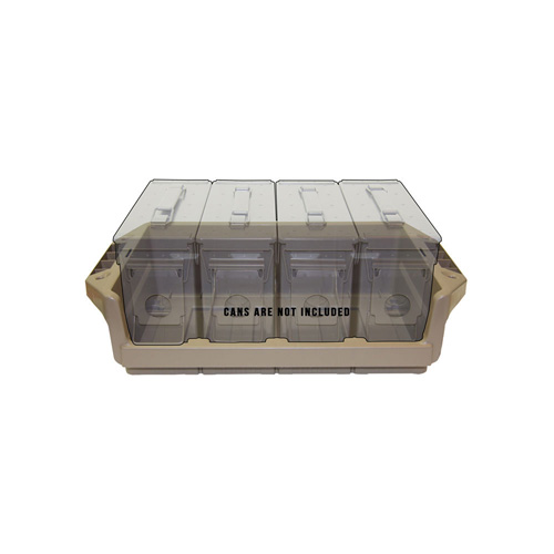 METAL AMMO CAN TRAY - 30 CAL. - DARK EARTH