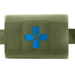 THE MICRO TRAUMA KIT NOW! COMPLETE KITS - BELT MOUNT, ADVANCED SUPPLIES, RANGER GREEN