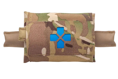 THE MICRO TRAUMA KIT NOW! COMPLETE KITS - BELT MOUNT, ESSENTIAL SUPPLIES, MULTICAM
