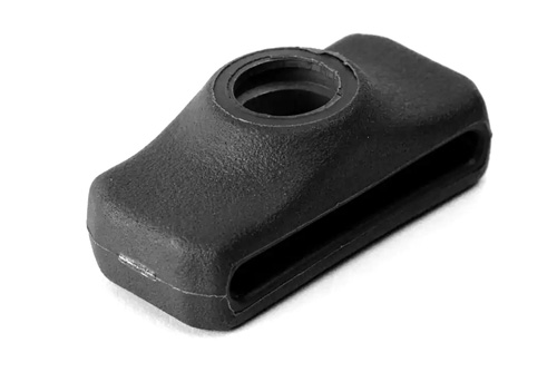 BURNSED SOCKET - BLACK, POLYMER, 1.25"