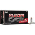 BLAZER CENTERFIRE AMMUNITION - 38 SPECIAL +P, 158 GRAIN, TMJ