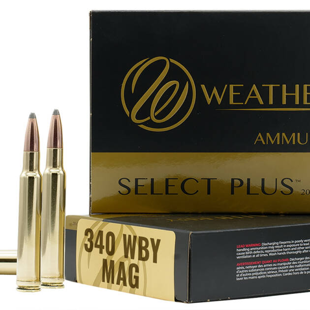 WEATHERBY 340WBY 225GR HORNADY INTERLOCK