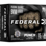 FED PUNCH 9MM 115GR JHP 20/200