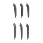 OD EDGE DROP POINT BLADES 5" 6PK BLK