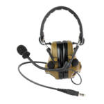 PELTOR COMTAC V HEADSET W/ MIC COY