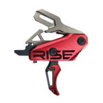 RISE REV 535 BLACK/RED CRVD/FLT BLDS